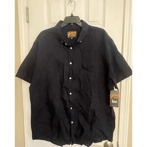 Johnny Bigg Black Carfu Short Sleeve Casual Button-up, A41